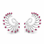 Load image into Gallery viewer, Designer Platinum Diamond Earrings for Women JL PT E NL8689   Jewelove.US
