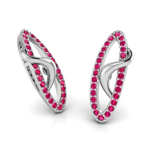 Platinum Earrings for Women JL PT E NL8654   Jewelove.US