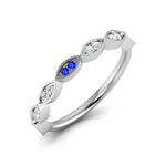 Load image into Gallery viewer, Blue Sapphire Platinum Diamond Engagement Ring JL PT LR 7021   Jewelove
