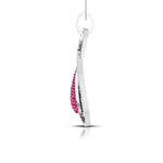 Load image into Gallery viewer, Designer Platinum with Diamond &amp; Ruby Pendant for Women JL PT P NL8523R   Jewelove.US

