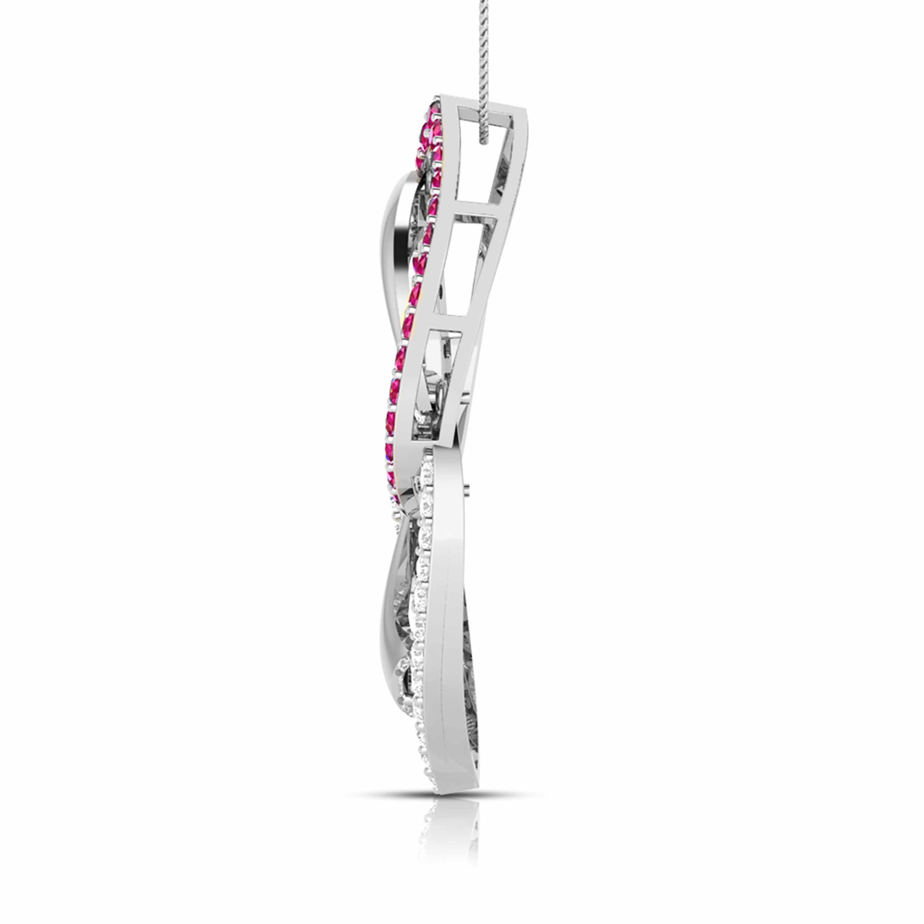 Platinum Diamond Pendant for Women JL PT P NL8550   Jewelove.US