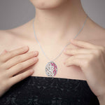 Load image into Gallery viewer, Platinum Diamond Pendant for Women JL PT P NL8605   Jewelove.US
