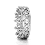 Load image into Gallery viewer, Designer Platinum Heart Diamond Ring JL PT R 8154   Jewelove.US
