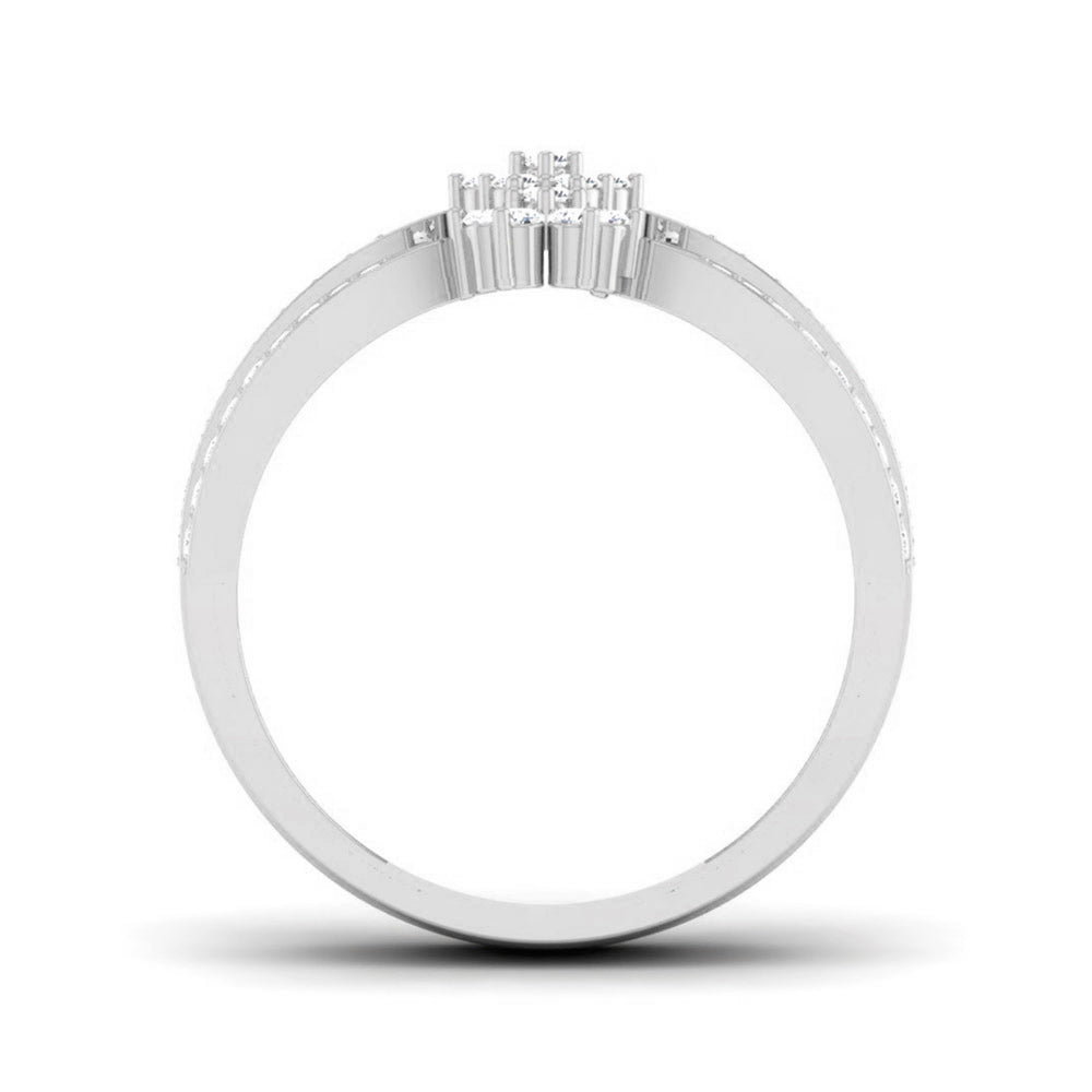 Designer Platinum Diamond Ring JL PT R 8185   Jewelove.US