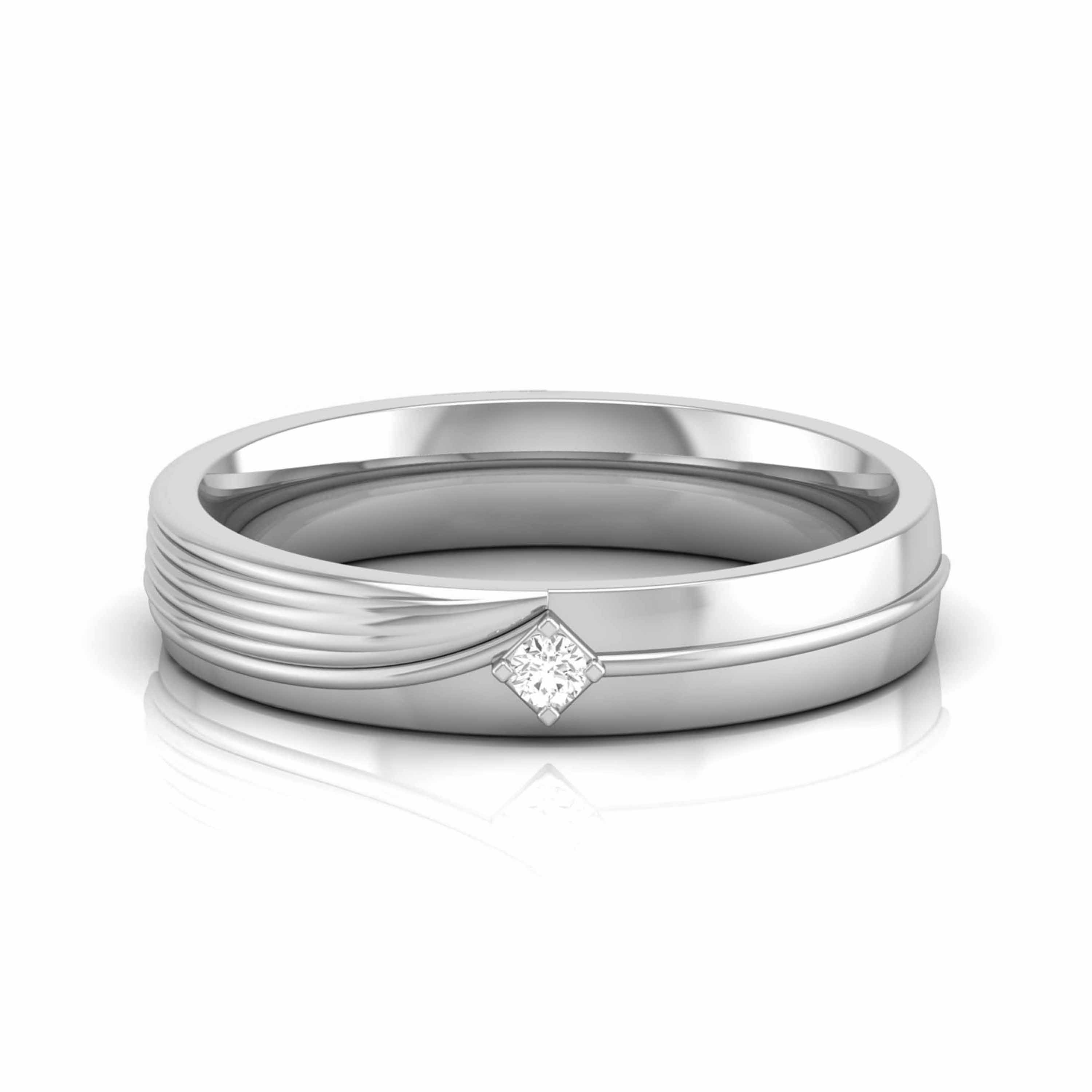 Platinum Diamond Couple Bands JL PT CB 134   Jewelove