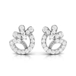 Load image into Gallery viewer, New Fashionable Platinum Diamond Earrings for Women JL PT E OLS 20  VVS-GH Jewelove.US
