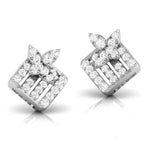 Load image into Gallery viewer, Designer Platinum Diamond Earrings for Women JL PT E OLS 3   Jewelove.US
