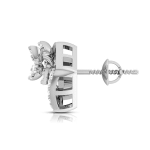 Designer Platinum Diamond Earrings for Women JL PT E OLS 3   Jewelove.US