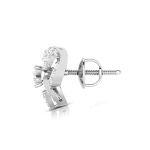 Beautiful Platinum Earrings with Diamonds for Women JL PT E ST 2061   Jewelove.US