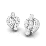 Load image into Gallery viewer, Beautiful Platinum Earrings with Diamonds for Women  JL PT E ST 2071   Jewelove.US

