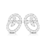 Load image into Gallery viewer, Beautiful Platinum Earrings with Diamonds for Women JL PT E ST 2090   Jewelove.US
