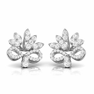 Beautiful Platinum Earrings with Diamonds JL PT E ST 2211  VVS-GH Jewelove.US