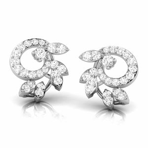 Platinum Earrings with Diamonds JL PT E ST 2217   Jewelove.US