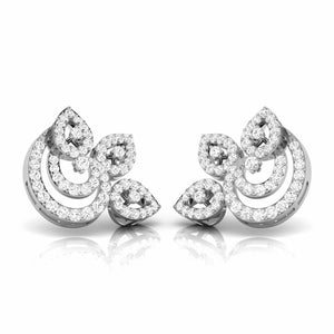 Platinum Earrings with Diamonds JL PT E ST 2225   Jewelove.US