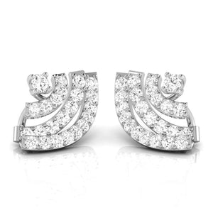 Platinum Earrings with Diamonds JL PT E ST 2229   Jewelove.US