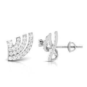 Platinum Earrings with Diamonds JL PT E ST 2229   Jewelove.US