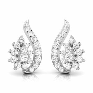 Platinum Earrings with Diamonds JL PT E ST 2233  VVS-GH Jewelove.US