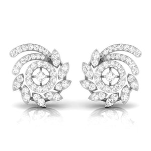 Platinum Earrings with Diamonds JL PT E ST 2243   Jewelove.US