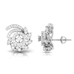 Platinum Earrings with Diamonds JL PT E ST 2243   Jewelove.US