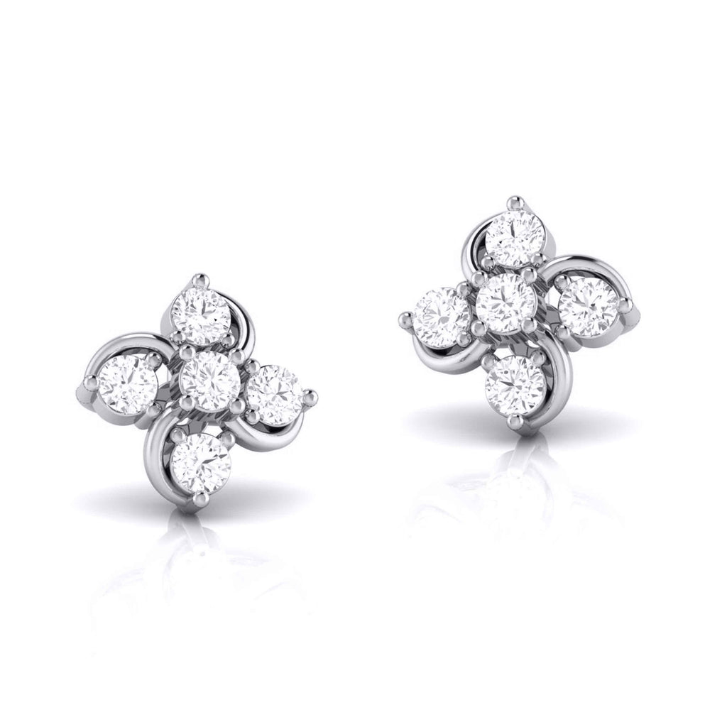 Platinum Diamond Earrings JL PT E MST 37   Jewelove.US