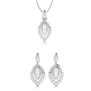 Platinum with Diamond Pendant Set for Women JL PT P 2433  Pendant-Set Jewelove.US