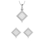 Load image into Gallery viewer, Platinum with Diamond Pendant Set for Women JL PT P 2434  Pendant-Set Jewelove.US
