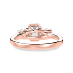 Load image into Gallery viewer, 50-Pointer Emerald Cut Solitaire Diamond Accents 18K Rose Gold Solitaire Ring JL AU 1232R-A   Jewelove.US
