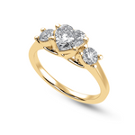 Load image into Gallery viewer, 30-Pointer Heart Cut Solitaire Diamond Split Shank 18K Yellow Gold Ring JL AU 1233Y   Jewelove.US
