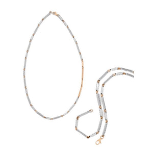 Platinum Rose Gold Chain for Men JL PT CH 1019   Jewelove.US