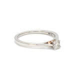 Load image into Gallery viewer, 23 Pointer Platinum Rose Gold Ring for Women JL PT 1138   Jewelove.US
