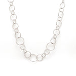 Load image into Gallery viewer, Japanese Platinum Circle Links Necklace Chain for Women JL PT CH 1155   Jewelove.US
