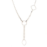 Load image into Gallery viewer, Japanese Platinum 3 Shape Links Necklace Chain for Women JL PT CH 1156   Jewelove.US
