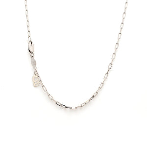 Japanese Platinum 3 Shape Links Necklace Chain for Women JL PT CH 1156   Jewelove.US