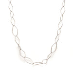 Load image into Gallery viewer, Japanese Platinum Rhombus Links Necklace Chain for Women JL PT CH 1166   Jewelove.US
