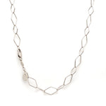 Load image into Gallery viewer, Japanese Platinum Rhombus Links Necklace Chain for Women JL PT CH 1166   Jewelove.US
