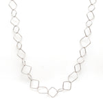 Load image into Gallery viewer, Japanese Platinum Square Links Necklace Chain for Women JL PT CH 1167   Jewelove.US
