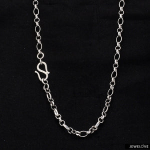 Platinum Links with Round Links Chain for Men JL PT CH 1181   Jewelove.US