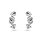 Load image into Gallery viewer, Platinum Diamond Earrings JL PT E LC801  VVS-GH Jewelove.US
