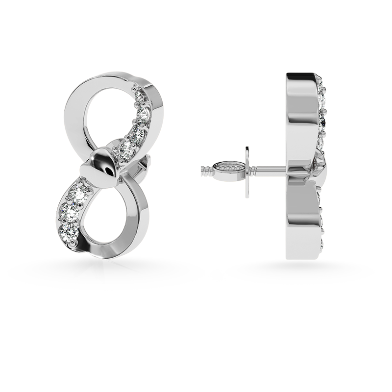 Designer Platinum Diamond Earrings for Women  JL PT E LC825   Jewelove.US