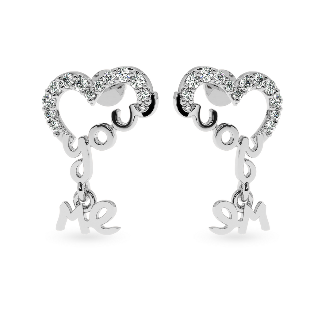 Designer Platinum Diamond Earrings for Women  JL PT E LC829  VVS-GH Jewelove.US