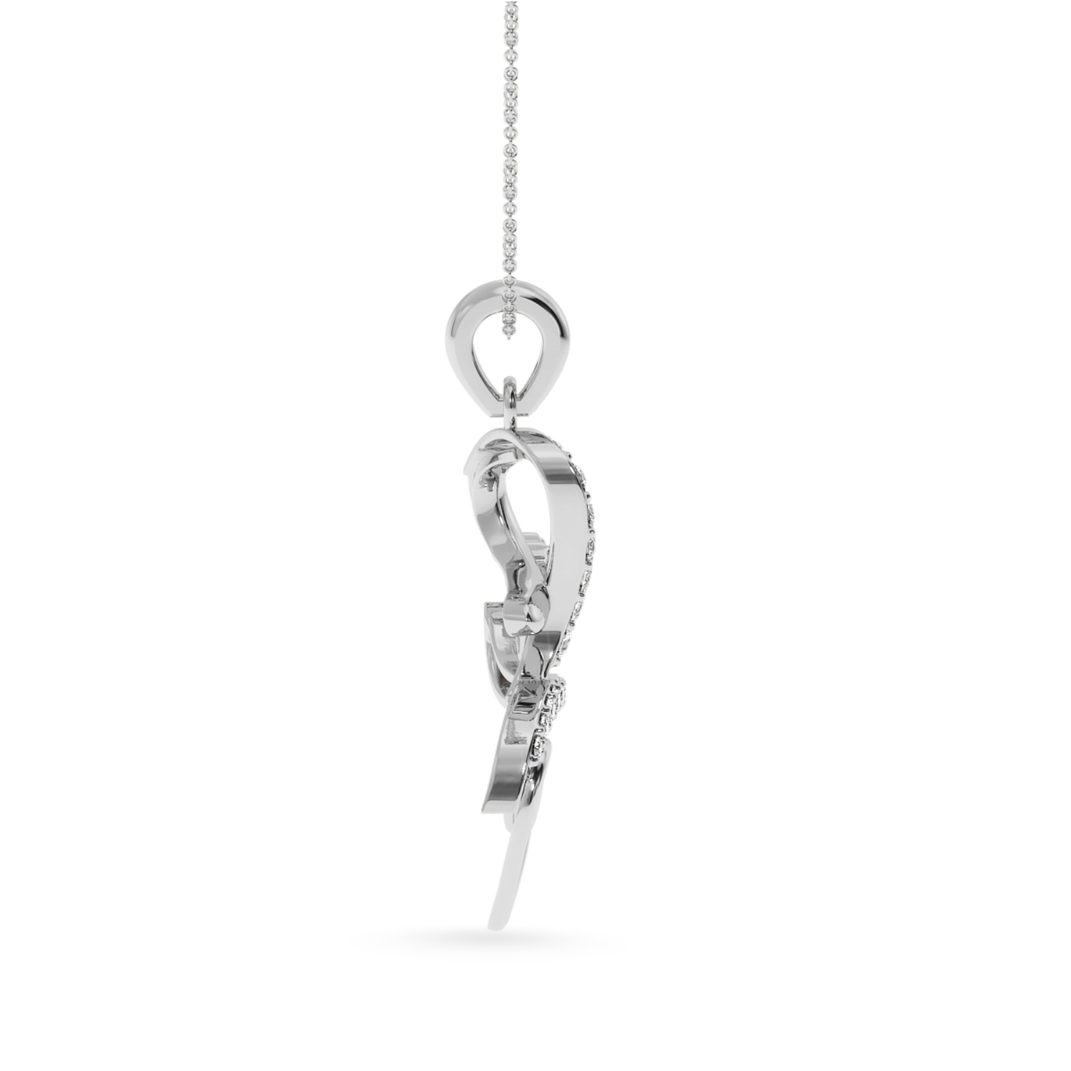 Platinum Diamond Heart Pendant for Women JL PT P LC901   Jewelove.US