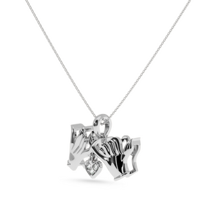 Platinum Diamond Heart Pendant for Women JL PT P LC905   Jewelove.US