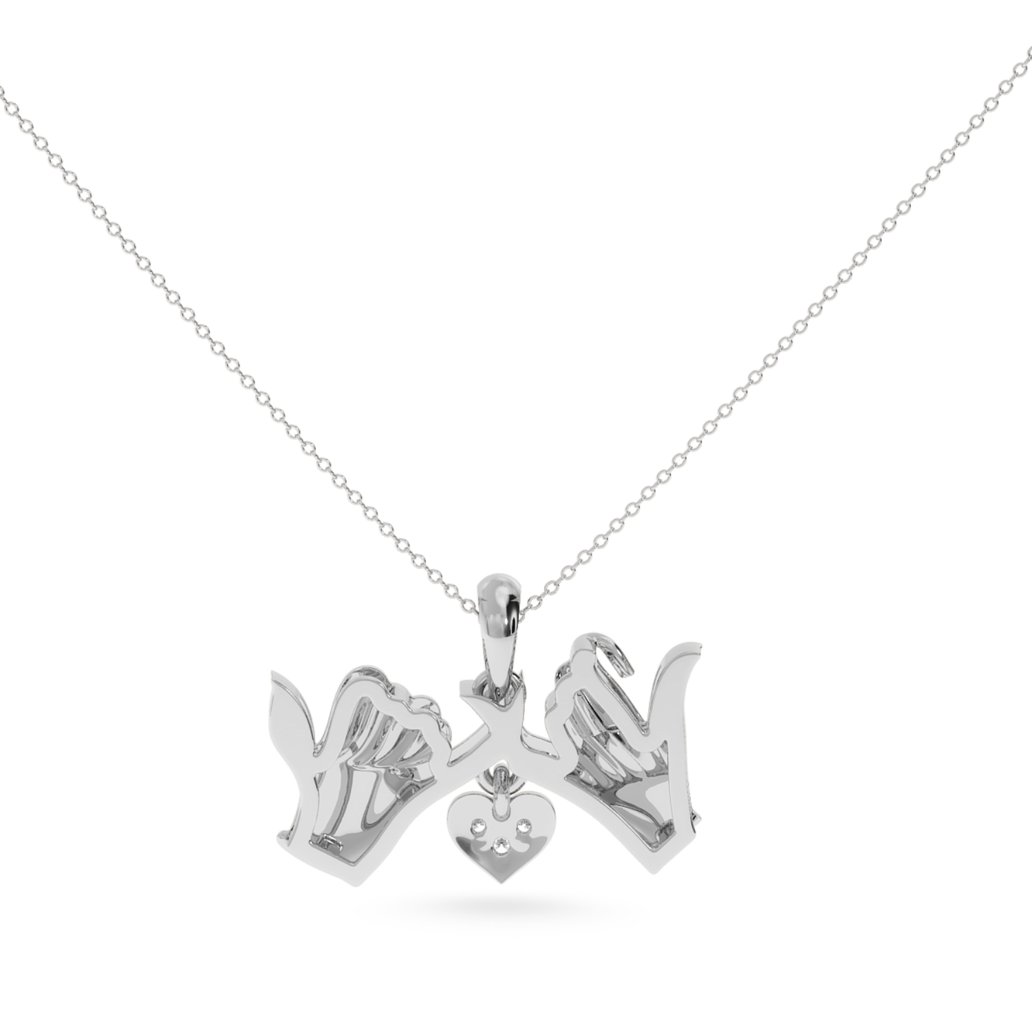 Platinum Diamond Heart Pendant for Women JL PT P LC905   Jewelove.US