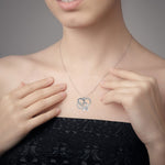 Load image into Gallery viewer, Platinum Diamond Heart Pendant for Women JL PT P LC913   Jewelove.US
