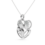 Load image into Gallery viewer, Platinum Diamond Heart Pendant for Women JL PT P LC917   Jewelove.US
