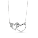 Load image into Gallery viewer, Platinum Diamond Heart Pendant for Women JL PT P LC918  VVS-GH Jewelove.US
