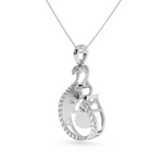 Load image into Gallery viewer, Platinum Diamond Pendant for Women JL PT P LC922   Jewelove.US
