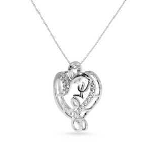 Designer Platinum Heart Diamond Pendant for Women JL PT P LC931   Jewelove.US