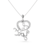 Load image into Gallery viewer, Designer Platinum Heart Diamond Pendant for Women JL PT P LC937   Jewelove.US
