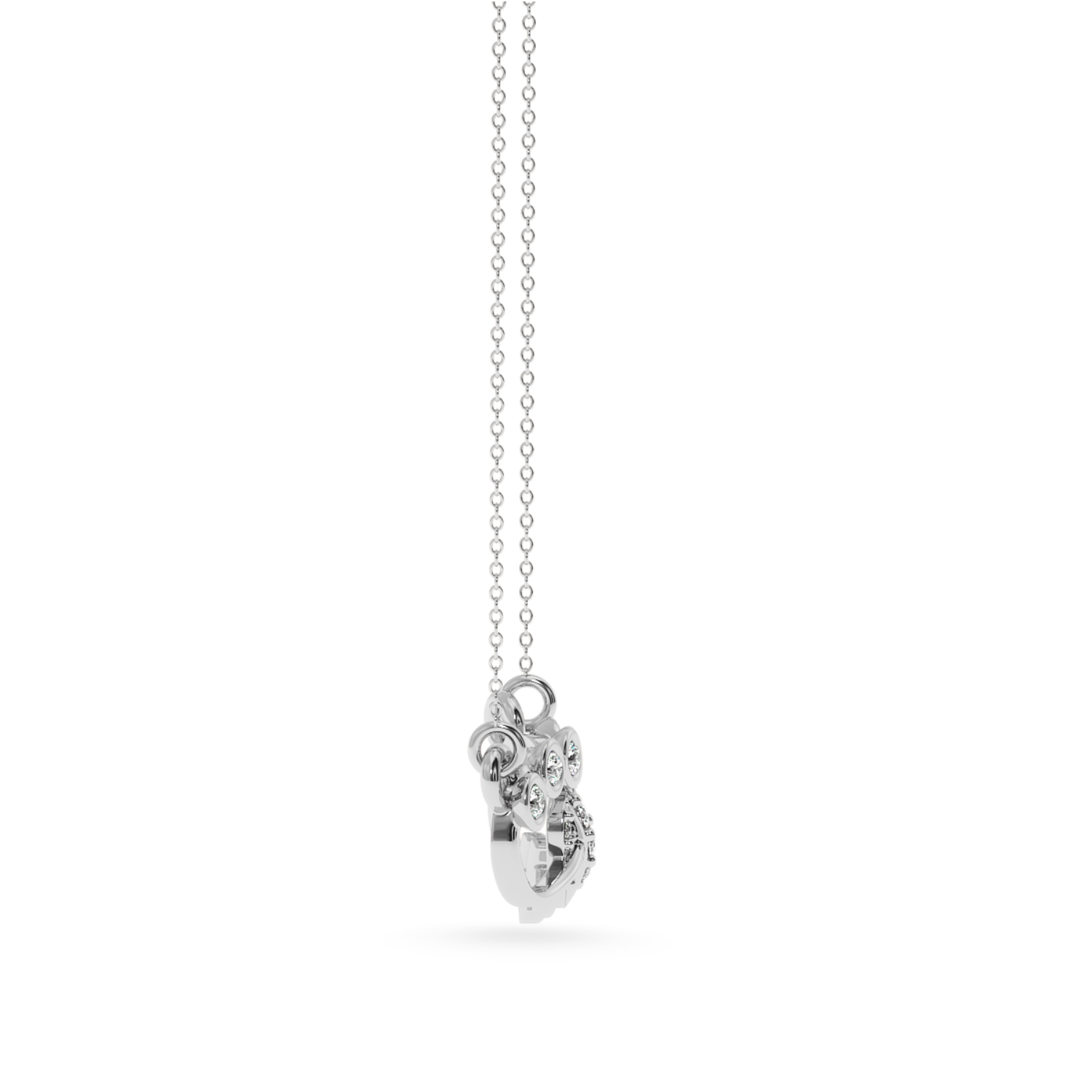 Designer Platinum Heart Diamond Pendant for Women JL PT P LC938   Jewelove.US